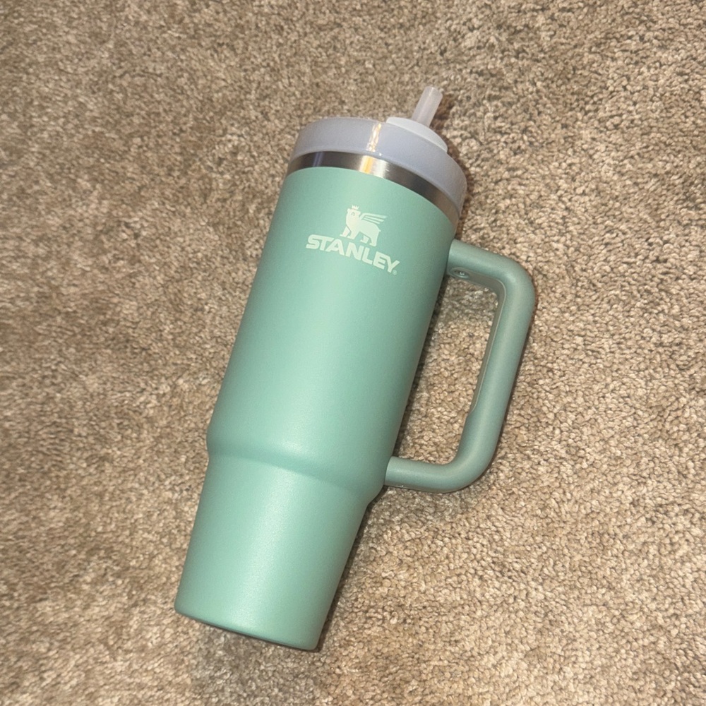 Stanley Mint Green Travel Tumbler